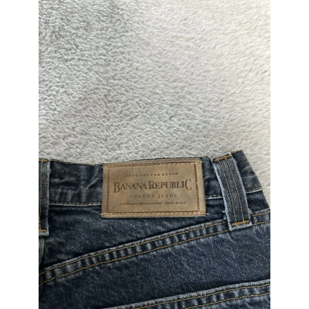 Vintage Banana Republic Men's Loose Taper Jeans 31x30 Act (28x30) Button Fly